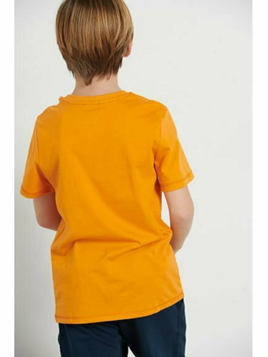 Kids' Set with Shorts Summer 2pcs Orange Pumpkin