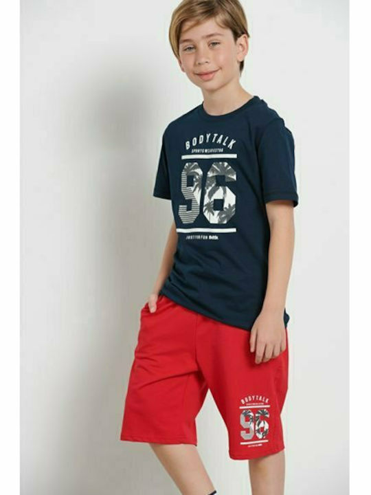 Kids' Set with Shorts Summer 2pcs Navy Blue