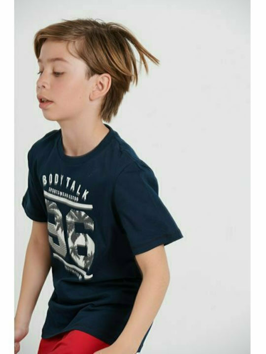 Kids' Set with Shorts Summer 2pcs Navy Blue