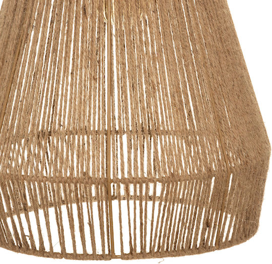 Palm Pendant Light Brown 34x34x43cm
