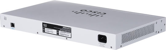 Cisco CBS220-24P-4G Managed L2 PoE++ Switch with 24 Gigabit (1Gbps) Ethernet Ports and 4 SFP Ports