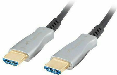 Lanberg HDMI 2.0 Cable HDMI male - HDMI male 20m Μαύρο