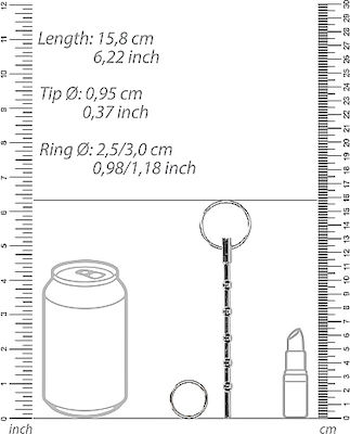 Shots Ouch Urethral Sounding Metal Dilator