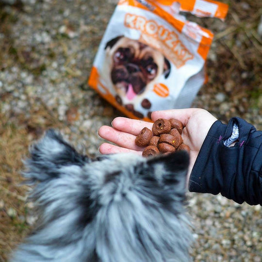 Akinu Semimoist Rings Leckerli für Hunde mit Kalb, Karotte und Getreide 500gr