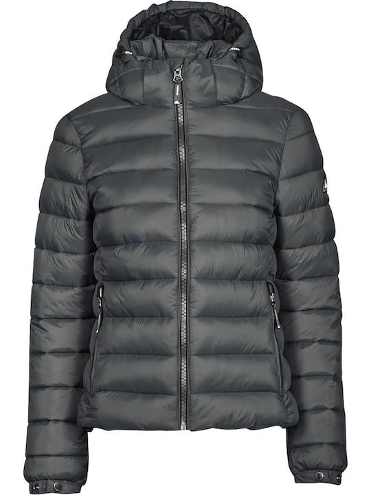 Fuji Scurtă Jachetă de femei Puffer Gri