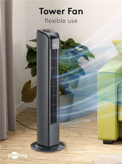 Goobay Ventilator Tip Turn 50W Cu Telecomandă Gri