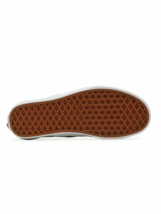 Women's Canvas Slip-Ons Floral Checkerboard 1
