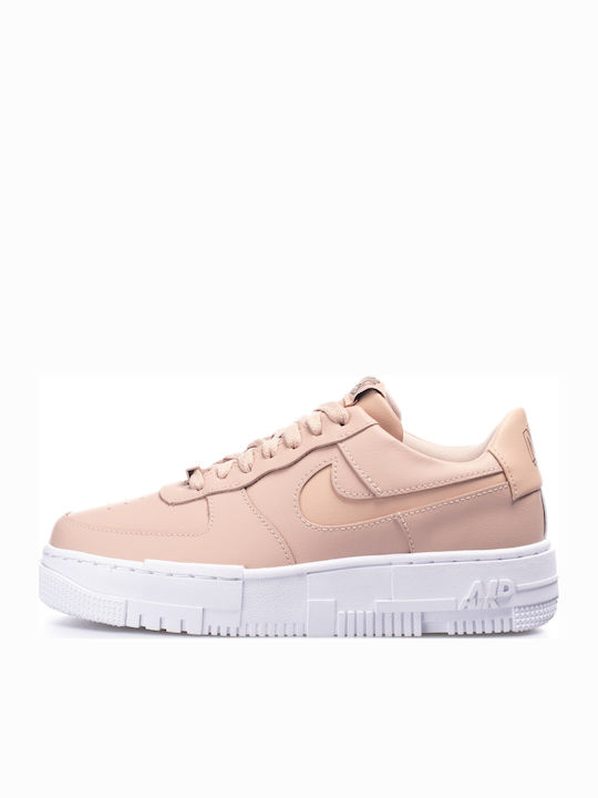 Air Force 1 Pixel Sneakers Particle Beige / Black / White