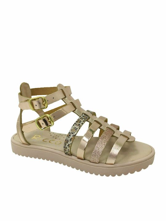 Kinder Sandalen Anatomisch Gold