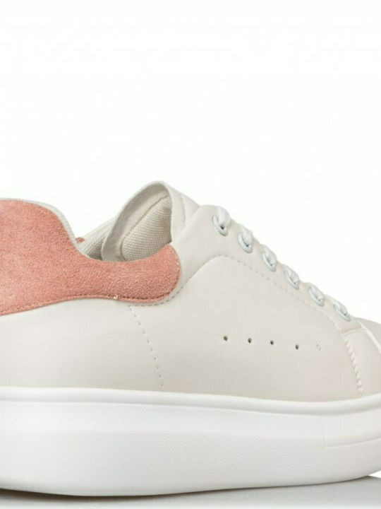 Damen Flatforms Sneakers Rosa