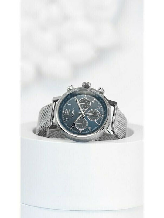 Oozoo Timepieces Ρολόι Μπαταρίας με Μεταλλικό Μπρασελέ