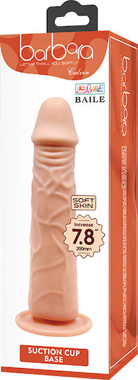 Baile Barbara Let Me Thrill You Softly Ρεαλιστικό Dildo με Βεντούζα Flesh 20cm