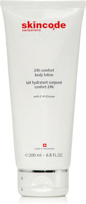 Skincode Essentials 24h Comfort Body Lotion Feuchtigkeitsspendende Lotion Körper für empfindliche Haut 200ml