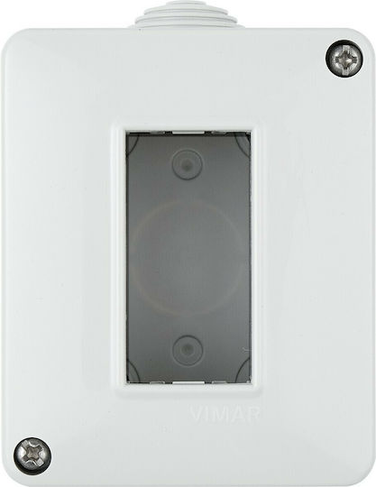 Vimar Plana Surface Mounted Electrical Box IP40 in Gray Color