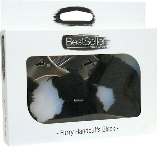 Toyz4lovers Bestseller Handcuffs With Fur Handschellen in Schwarz Farbe