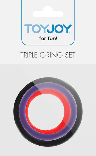 ToyJoy Triple Rings Multicolor