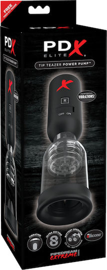 Pipedream Pdx Elite Tip Teazer Power Pump Τρόμπα Πέους Μαύρη
