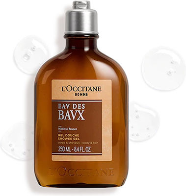 L'Occitane Homme Eau Des Baux Gel de baie pentru Bărbați (1x250ml) 250ml