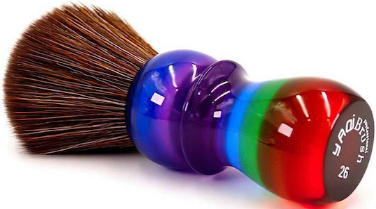 Yaqi Shaving Rainbow Shaving Brush with Synthetic Bristle 26mm