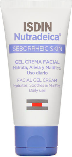 Isdin Nutradeica Facial Ανδρικό Κρέμα-Gel Προσώπου για Ενυδάτωση, Ατέλειες & Ακμή 50ml