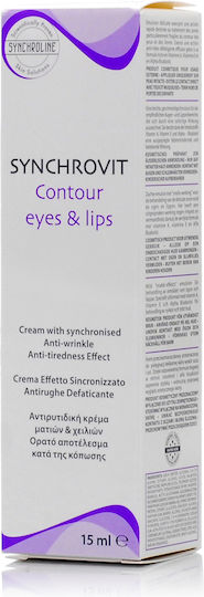 Synchroline Synchrovit Augenbefeuchter & Für Lippen Feuchtigkeitsspendend & Anti-Aging 15ml