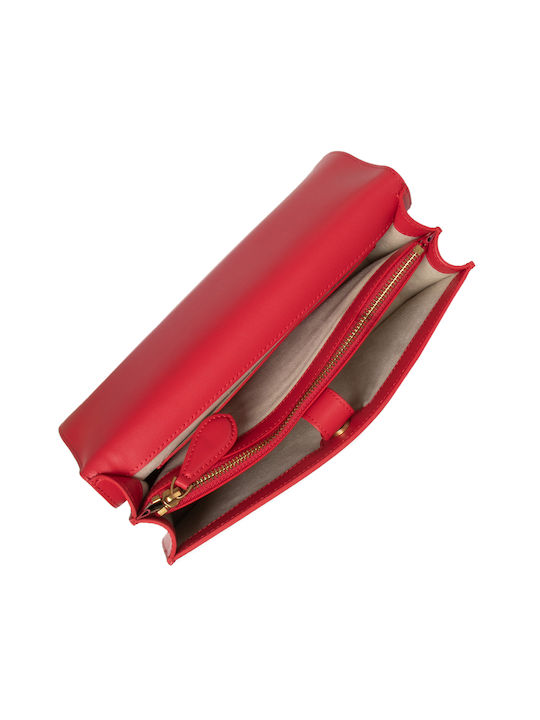 Love Classic Icon Simply 5 Leather Women's Crossbody Bag Red