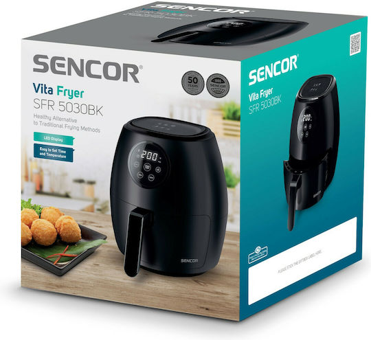 Sencor Air Fryer with Wi-Fi 3.5lt Black SFR 5030BK