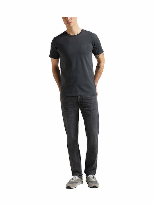 Daren Men's Jeans Pants Elastic with Regular Straight Fit Gray
