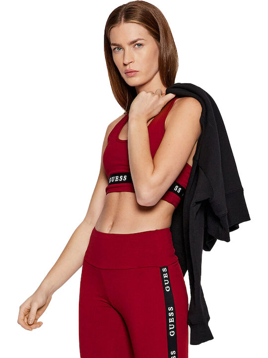 Women's Sports Bra without Padding Red