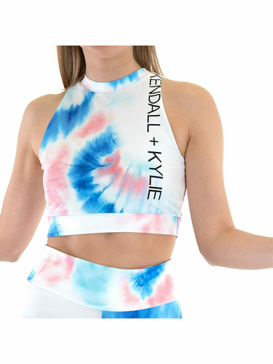 Women's Athletic Crop Top Sleeveless Multicolour
