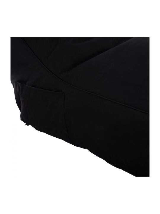 Sitzsack Liegestuhl Wasserdicht Bloom Schwarze 106x70x61cm