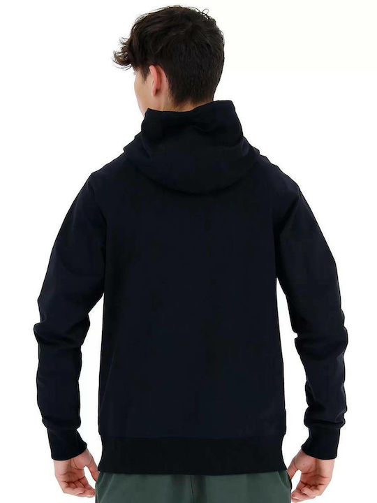 Lotto Men's Sweatshirt with Hood & Pockets Black