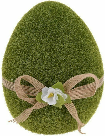 JK Home Decoration Великденско Яйце Керамично Зелено 10x11см