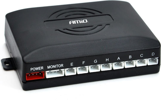 AMiO Car Parking System with Screen and 8 Sensors 18mm in Gold Color
