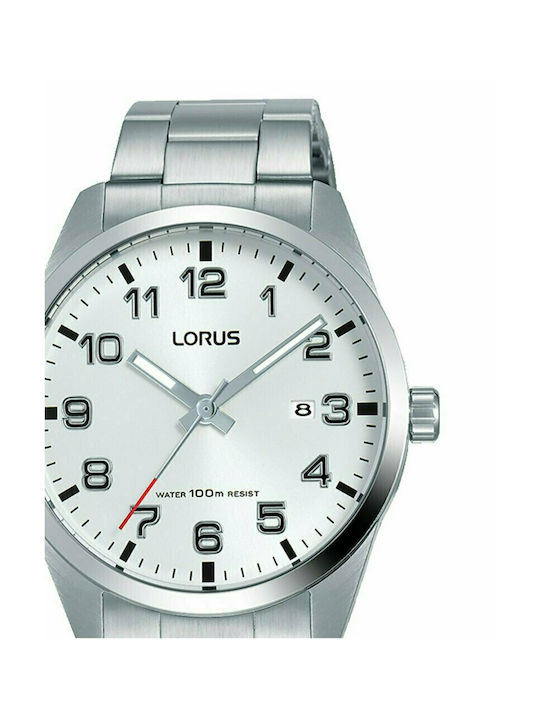 Lorus Watch Battery with Silver Metal Bracelet