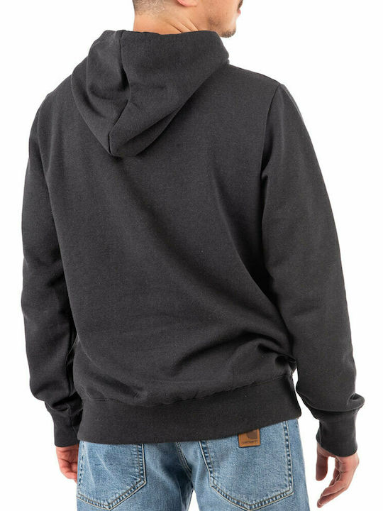 Element Cornell Classic Men's Sweatshirt with Hood and Pockets Black