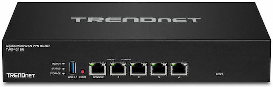 Trendnet TWG-431BR v1 Router με 4 Θύρες Gigabit