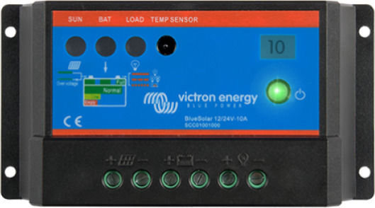 Victron Energy BlueSolar 12/24-10 Ρυθμιστής Φόρτισης PWM 24V 10A