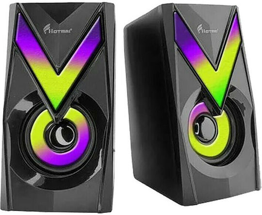 HT-122 Компютърни тонколони 2.0 с мощност 2.5W в Черен цвят