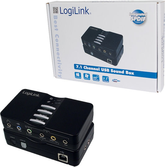LogiLink Външна USB Звукова карта 7.1 UA0099