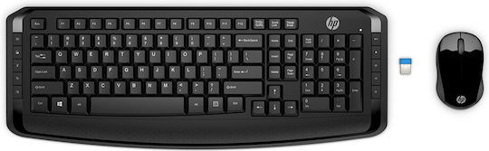 HP 300 Fără fir Set tastatură și mouse Engleză UK