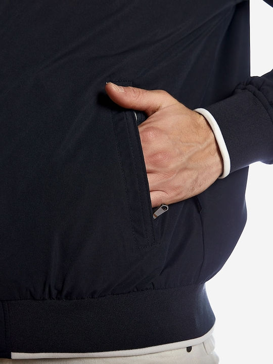 Geci Bomber cu Protecție Împotriva Vântului Albastru Marin