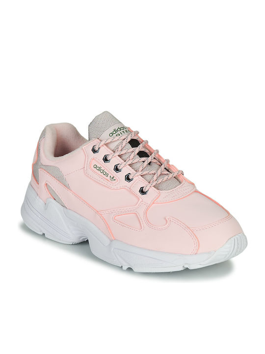Adidas Falcon Γυναικεία Chunky Sneakers Halo Pink / Trace Green