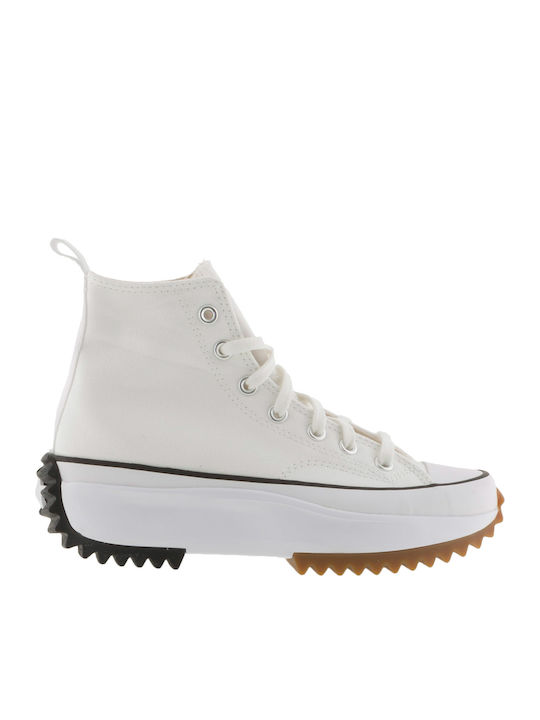 Run Star Hike Flatforms Boots White / Black / Gum