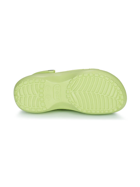 Crocs Classic Platform Clog Women's Anatomic Clogs Green