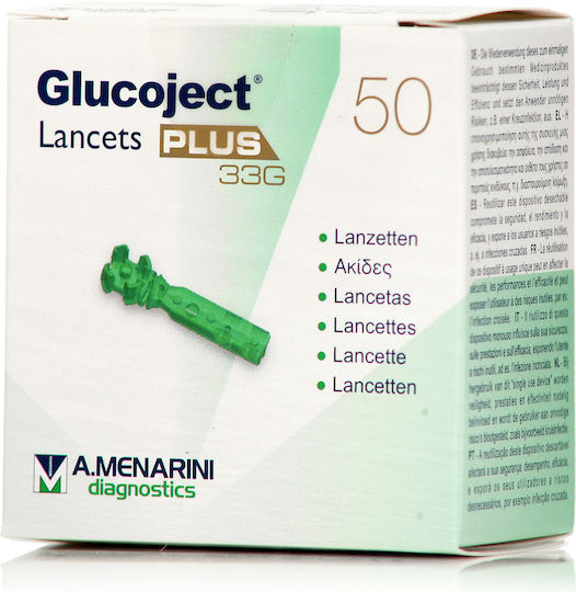 Menarini Glucoject Lancets Plus Kanülen 33G 50Stück