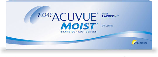 Acuvue 1-Day Moist 30 Daily Contact Lenses Hydrogel with UV Protection