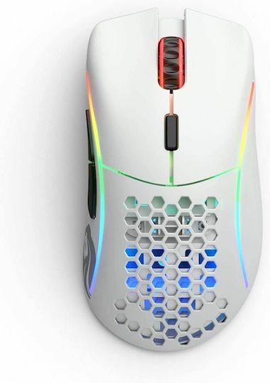 Glorious PC Gaming Race Model D Minus Wireless RGB Gaming Mouse 19000 DPI Matte White
