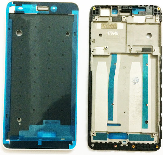 Μεσαίο Πλαίσιο Negru pentru Redmi 4a