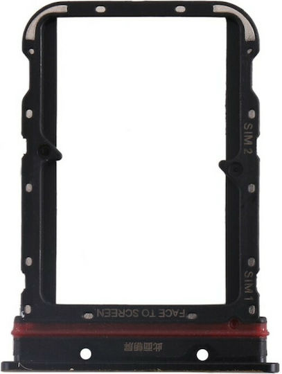 Βάση Κάρτας SIM Μαύρο για Xiaomi Mi Note 10